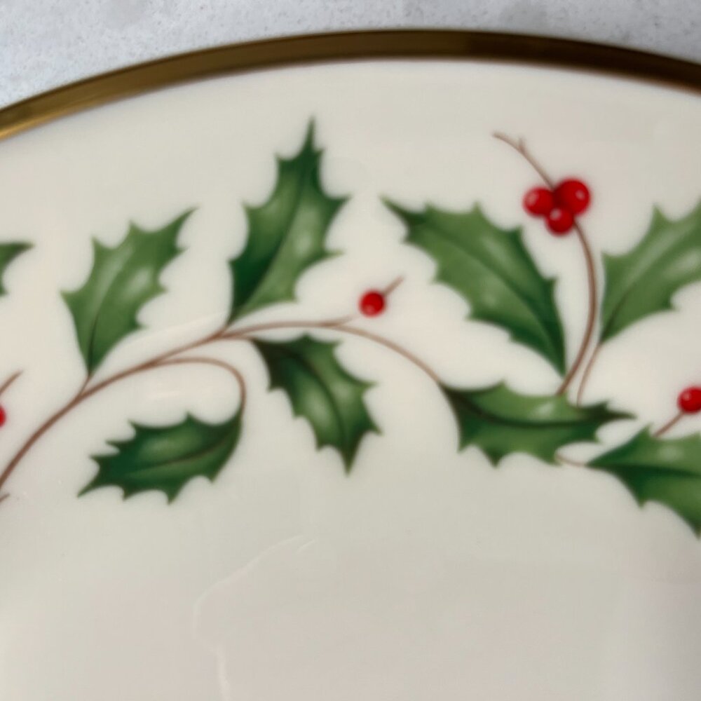 (3) Lenox Holiday (Dimension) Dinner Plates, 10.75” diameter - Picture 3 of 6